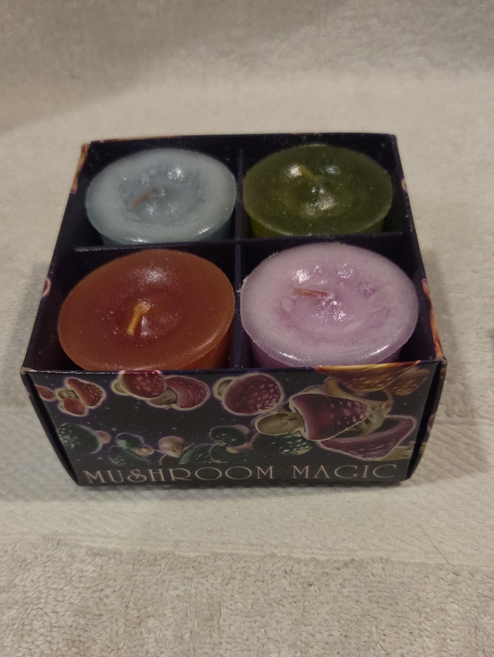 LIQUID BLUE VOTIVE SET